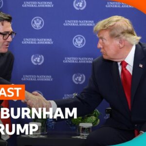What happened when UK Prime Minister Andy Burnham met US President Donald Trump? | BBC Newscast