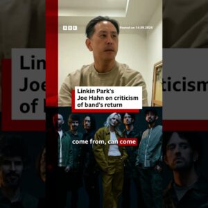 Linkin Park's Joe Hahn on criticism of band's return. #LinkinPark #Unshatter #BBCNews