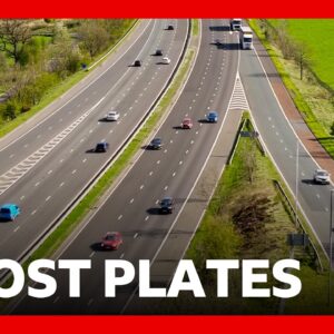 Thousands of illegal 'ghost plates' on cars revealed by new cameras | BBC News