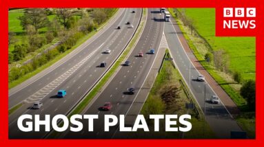 Thousands of illegal 'ghost plates' on cars revealed by new cameras | BBC News