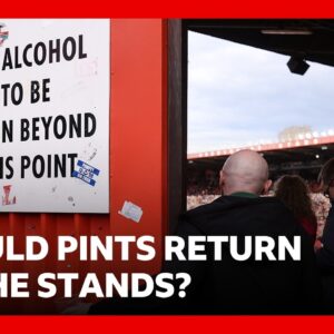 Should pints return to football stands? | BBC News