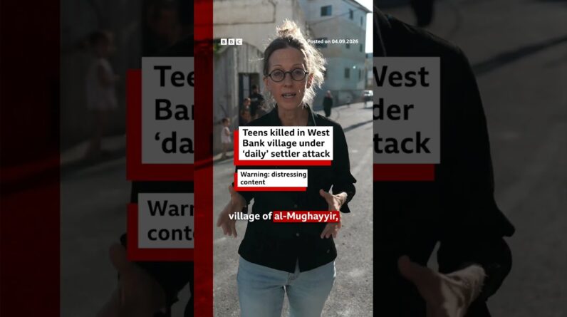 Teens killed in West Bank village under ‘daily’ settler attack. #BBCNews