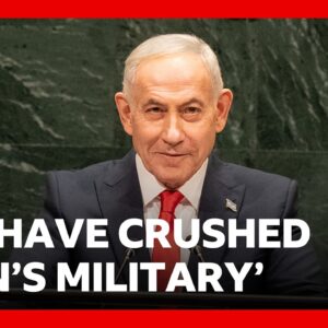 Delegates walk out before Netanyahu’s address to UN General Assembly | BBC News