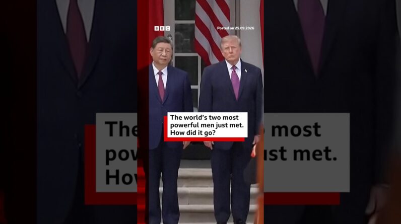 The world’s two most powerful men just met. How did it go? #BBCNews