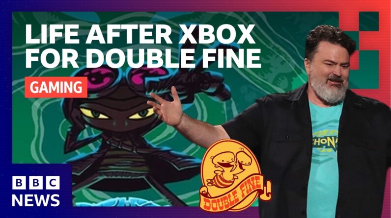 Tim Schafer on Double Fine's rebirth after being axed by Xbox | BBC News
