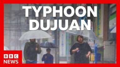 Typhoon hits Japan: Nearly two million urged to evacuate | BBC News
