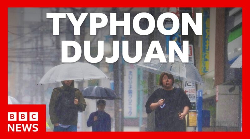 Typhoon hits Japan: Nearly two million urged to evacuate | BBC News
