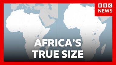 UN votes to adopt new world map to reflect Africa's true size | BBC News