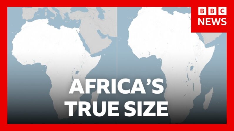 UN votes to adopt new world map to reflect Africa's true size | BBC News