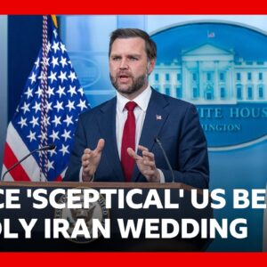 JD Vance 'sceptical' that US was behind deadly Iran wedding strike | BBC News