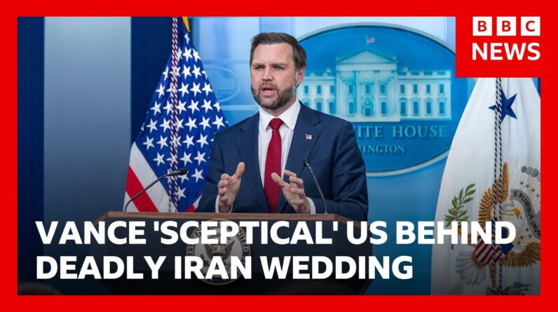 JD Vance 'sceptical' that US was behind deadly Iran wedding strike | BBC News