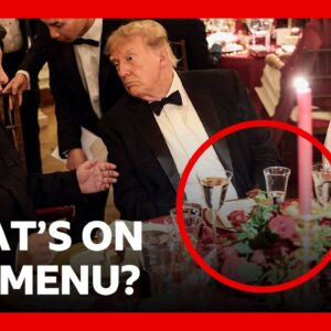 What Trump and Xi dined on at the White House state dinner | BBC News