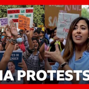 Why are women protesting in the streets of Delhi? | BBC News
