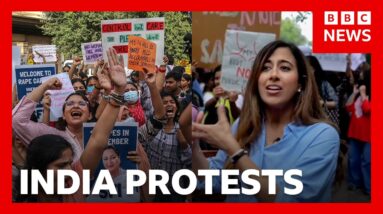 Why are women protesting in the streets of Delhi? | BBC News