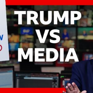 Why Fox News has sided with CNN in US media row with Trump | BBC News