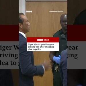 Tiger Woods gets five-year driving ban after changing plea to guilty. #BBCNews