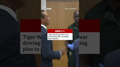 Tiger Woods gets five-year driving ban after changing plea to guilty. #BBCNews