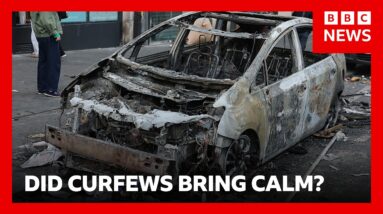 Targeted curfews help quell violence and rioting across French cities | BBC News
