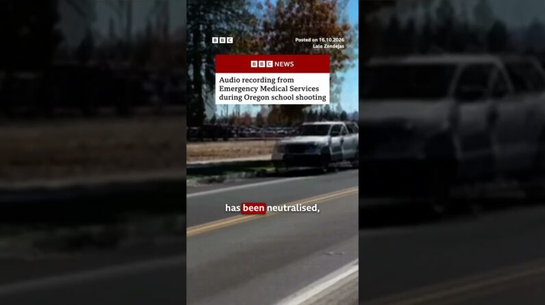 Audio recording from Emergency Medical Services during Oregon school shooting. #BBCNews