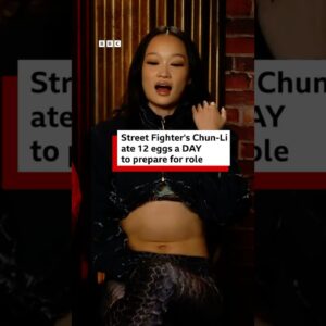 Street Fighter's Chun-Li ate 12 eggs a DAY to prepare for role. #StreetFighter #ChunLi #BBCNews