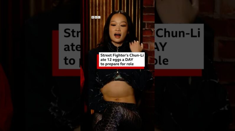 Street Fighter's Chun-Li ate 12 eggs a DAY to prepare for role. #StreetFighter #ChunLi #BBCNews
