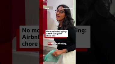 Airbnb hosts can no longer make guests strip beds and wash dishes under new rules. #BBCNews