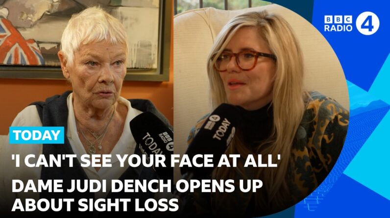 Dame Judi Dench on losing her sight, lunch at MI6 and remembering her husband | BBC News