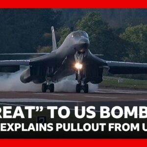 Trump says “threats" to US bombers led to withdrawal from UK airbase | BBC News