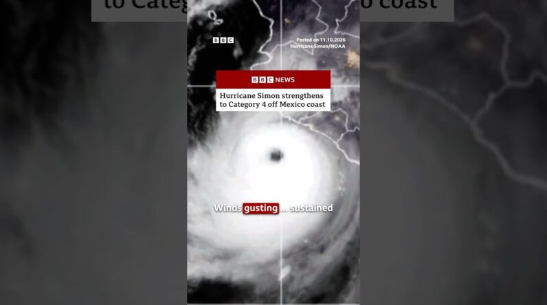 Hurricane Simon has strengthened to category four. #HurricaneSimon #Mexico #BBCNews