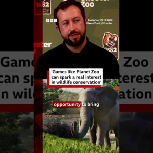 'Games like Planet Zoo 2 can spark interest in wildlife conservation.' #PlanetZoo #Gaming #BBCNews