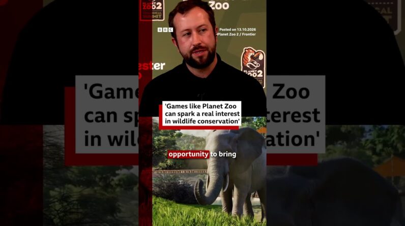 'Games like Planet Zoo 2 can spark interest in wildlife conservation.' #PlanetZoo #Gaming #BBCNews