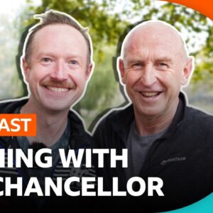 Adam Goes For Run With The Chancellor John Healey | BBC Newscast