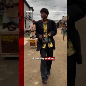 Lagos street model Rachel Ojuromi who made it to Chanel's Runway. #BBCNews