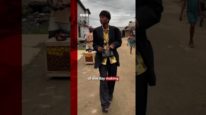 Lagos street model Rachel Ojuromi who made it to Chanel's Runway. #BBCNews