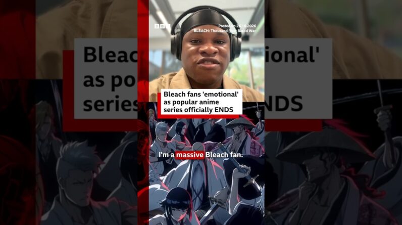 Bleach fans react to end of Thousand-Year Blood War anime. #Bleach #Anime #BBCNews