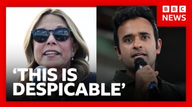 'Despicable': Democrat Amy Acton responds to attack ad featuring estranged mother | BBC News