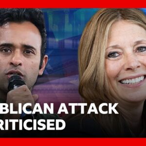 Attack ad with candidate's estranged mother sparks backlash | BBC News