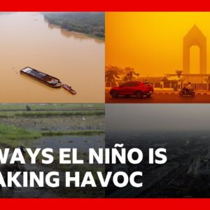 The ways 'Godzilla' El Niño is already supercharging extreme weather | BBC News