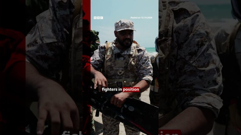 BBC on front line in Yemen's desert war. #MiddleEast #BBCNews