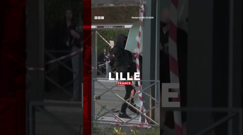 France closes up to 500 schools over student protests. #Lille #France #BBCNews
