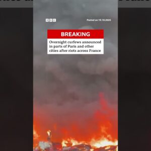 Overnight curfews announced in parts of Paris and other cities after riots across France. #BBCNews