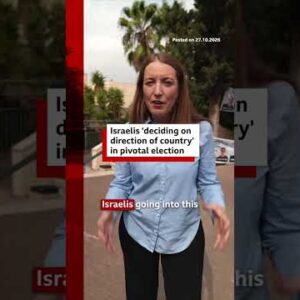 Israelis ‘deciding on direction of country’ in pivotal election. #Israel #IsraelElection #BBCNews