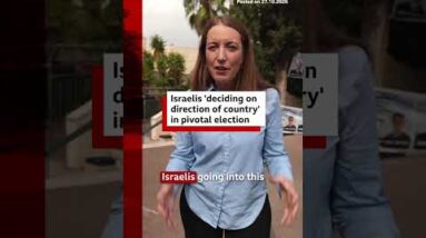 Israelis ‘deciding on direction of country’ in pivotal election. #Israel #IsraelElection #BBCNews
