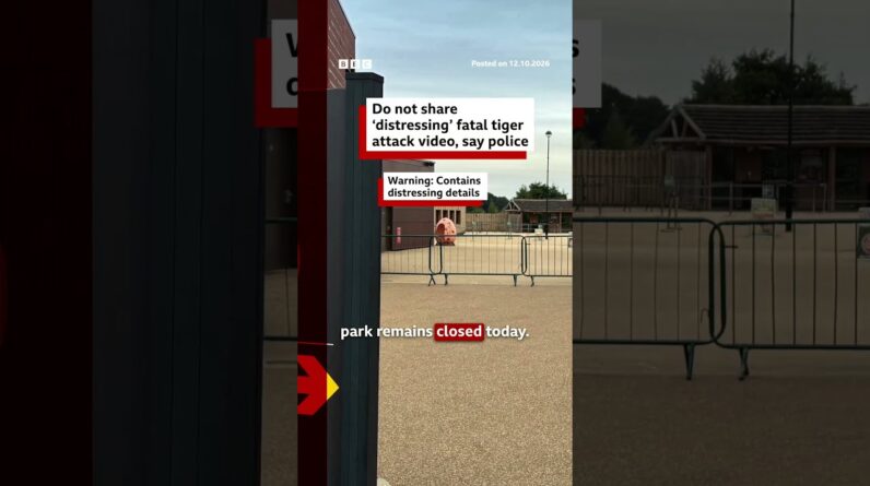 Do not share ‘distressing’ fatal tiger attack video, say police. #BBCNews