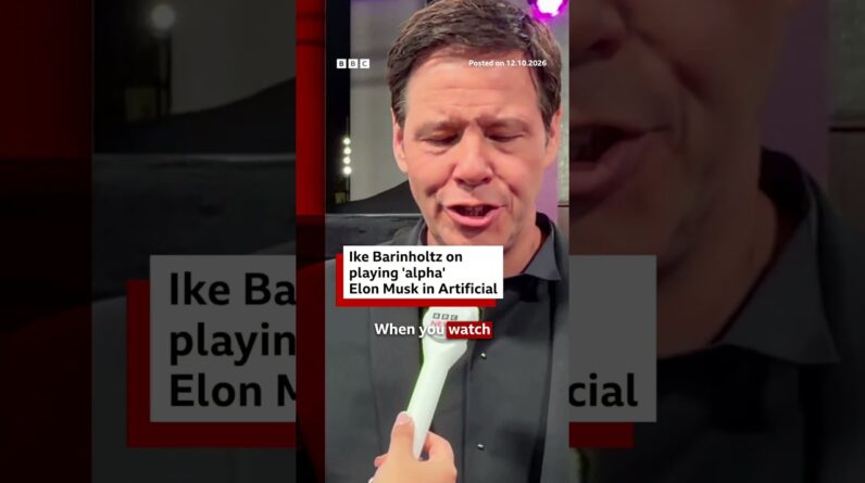 Ike Barinholtz on playing 'alpha' Elon Musk in Artificial. #ElonMusk #BBCNews