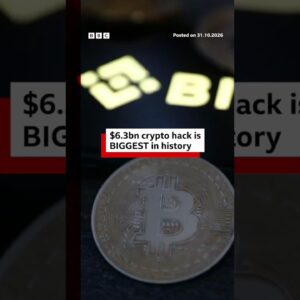$6.3bn of crypto stolen in what is thought to be the biggest hack ever. #Binance #Hack #BBCNews