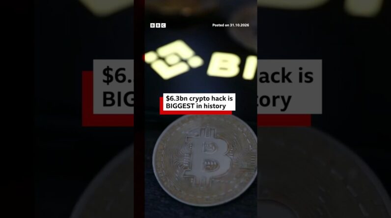 $6.3bn of crypto stolen in what is thought to be the biggest hack ever. #Binance #Hack #BBCNews