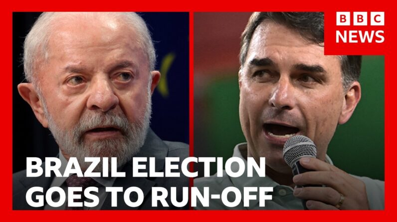 Brazil election goes to run-off as right-wing Flávio Bolsonaro wins first round | BBC News