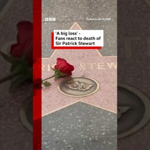 Fans react to death of Sir Patrick Stewart at age 86. #BBCNews
