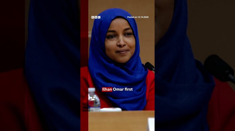 Immigration agents searched the home of Minnesota Representative Ilhan Omar. #BBCNews